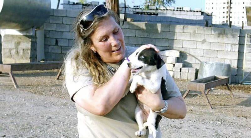 Baf Hastie đang mắc kẹt tại Iraq đang chăm sóc những động vật nhỏ bà cứu được