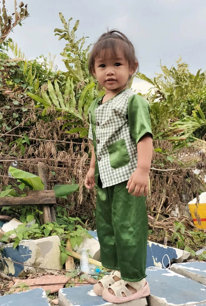 Bé Tuệ An lúc 2 tuổi