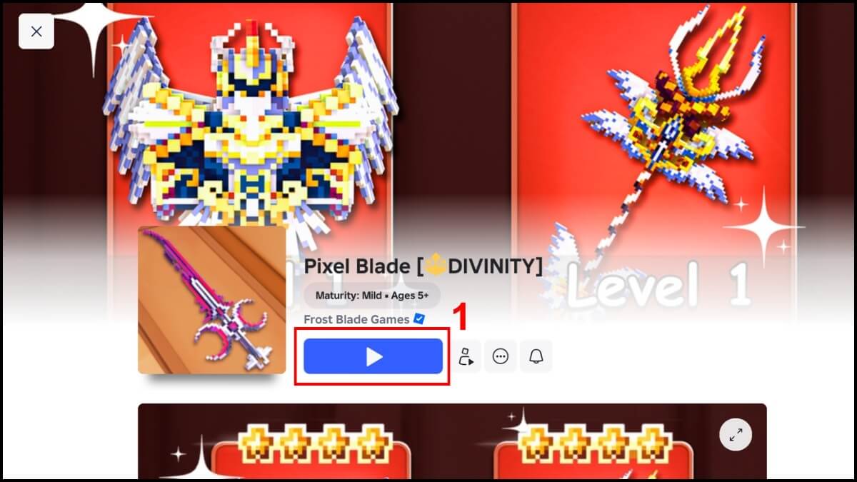 Cách nhận code Pixel Blade bước 1