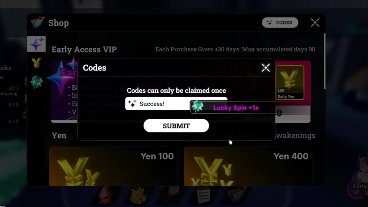 Cách nhận Code Racket Rivals bước 5