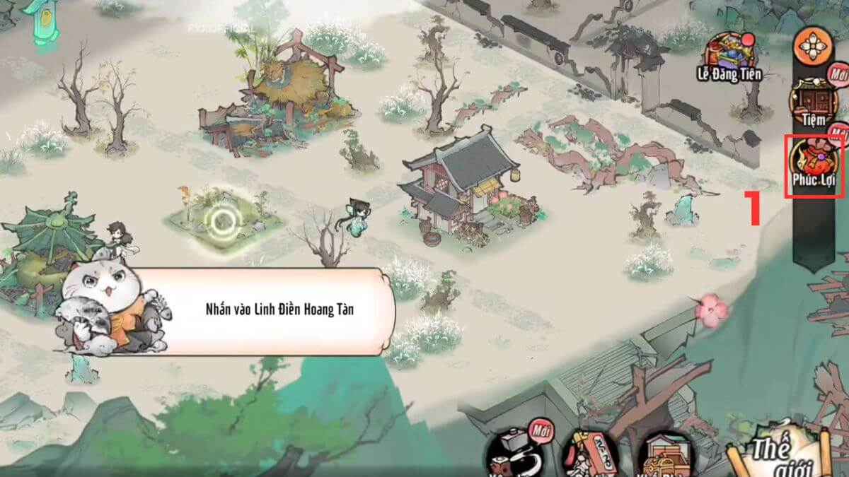 Cách nhận code Ta Làm tông sư trong tiên môn bước 1