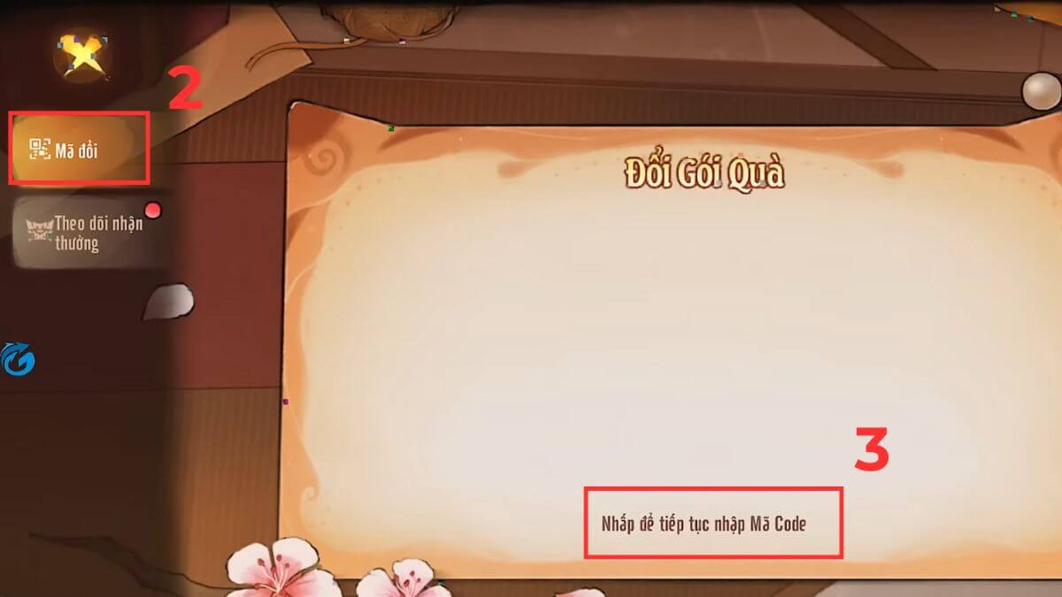 Cách nhận code Ta Làm tông sư trong tiên môn bước 2