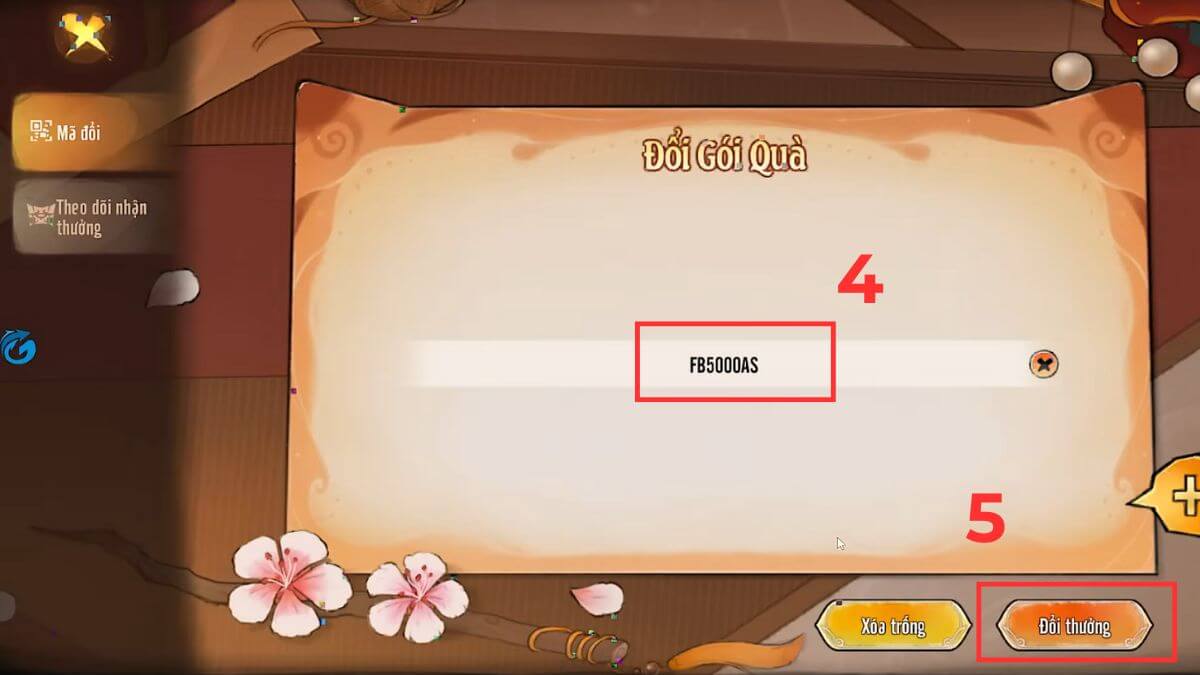 Cách nhận code Ta Làm tông sư trong tiên môn bước 3