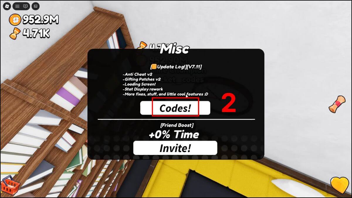 Cách nhận code Waste Time bước 2