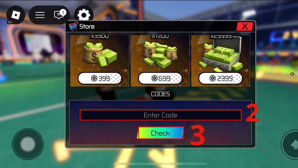 Cách nhập Code Neo Tenis bước 3