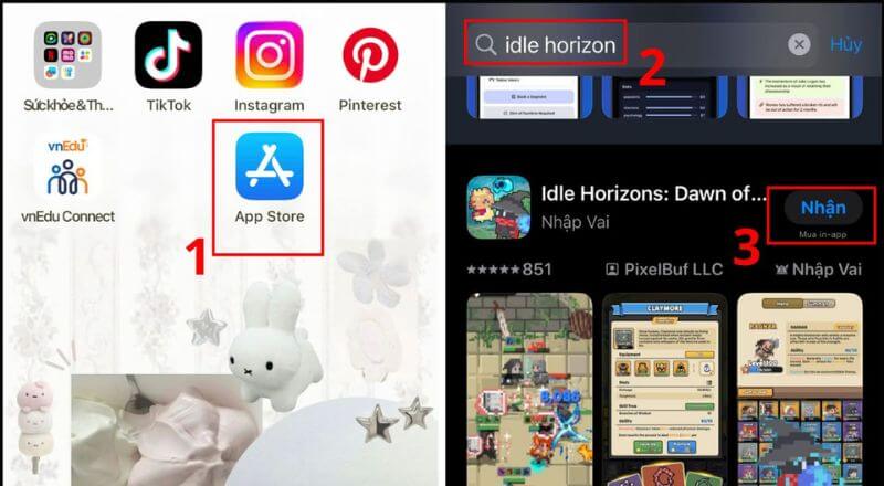 Cách tải Idle Horizons trên iPhone