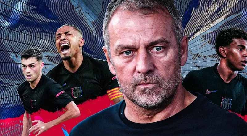 Canh bạc chiến thuật của Hansi Flick cứu FC Barcelona