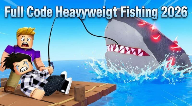 Cập nhật full code Heavyweight Fishing mới nhất 03/2026 – Nhận quà ngay