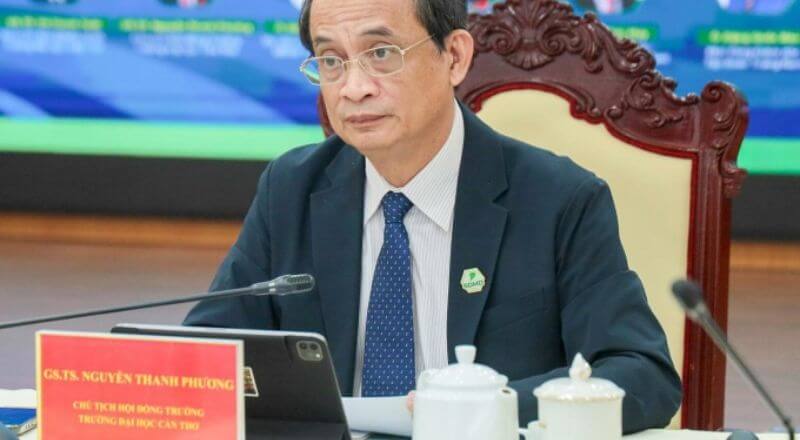 Giáo sư Nguyễn Thanh Phương kiêm Bí thư Đảng ủy Đại học Cần Thơ