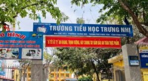 Hình ảnh Trường Tiểu học Trưng Nhị ở phường Phúc Yên, tỉnh Phú Thọ