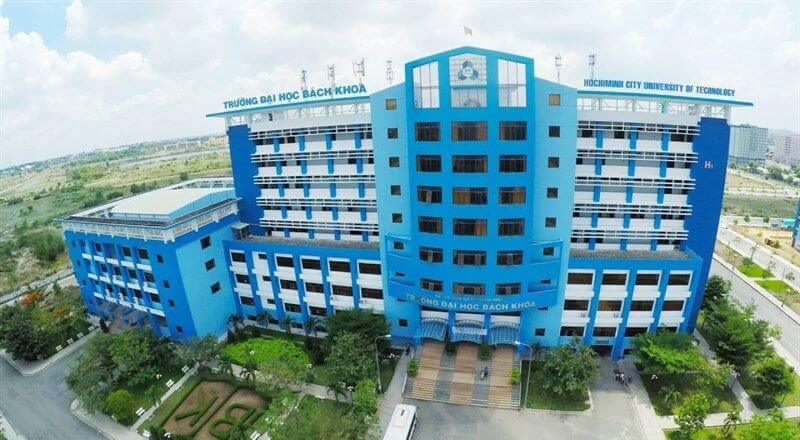 Hình ảnh từ trên cao của trường Đại học Bách khoa TP HCM