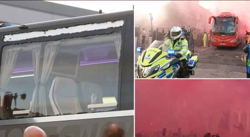 Xe bus chở cầu thủ Atlético Madrid bị ném vỡ kính, CĐV FC Barcelona gây tranh cãi 4 Không khí quyết liệt trước giờ bóng lăn