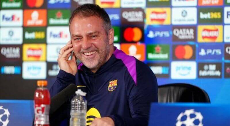 Laporta hé lộ Barca sắp gia hạn hợp đồng Hansi Flick tới 2028 1