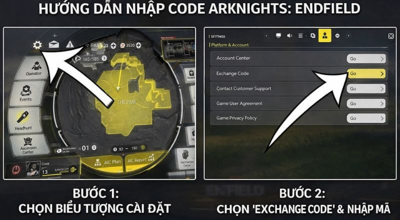 Những lưu ý quan trọng khi nhập Code Arknights: Endfield