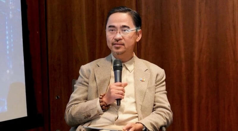 Ông Phan Thanh Sơn đang phát biểu tại hội nghị