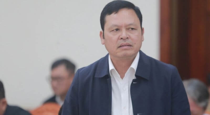 Ông Tạn Văn Tường đang tham luận về thực trạng giết mổ động vật tại Hà Nội