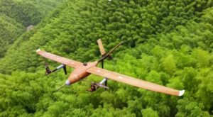 ra mắt drone cố định cánh bằng tre