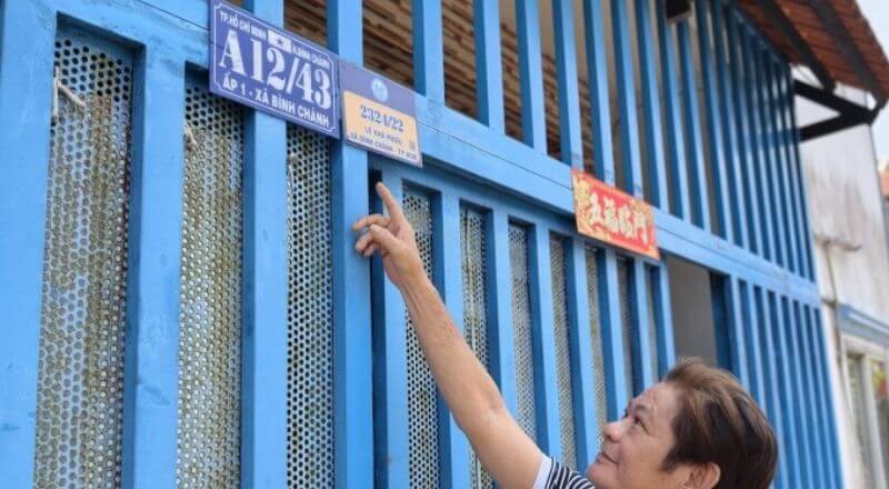 Số nhà mới gắn với đường Lê Khả Phiêu, xã Bình Chánh, giúp ông Hà tìm và hướng dẫn địa chỉ căn nhà dễ dàng hơn so với hệ thống số cũ