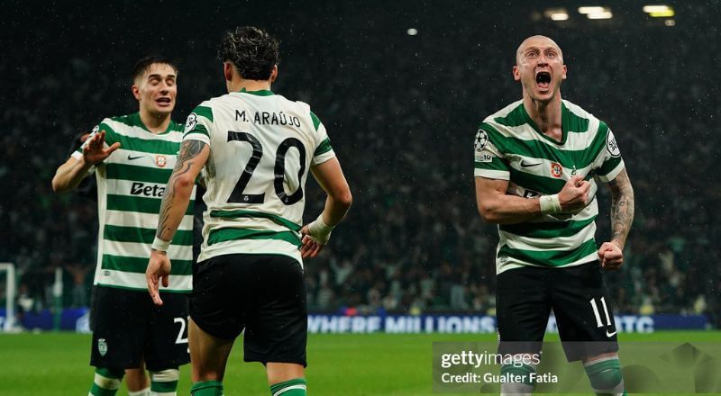 Sporting Lisbon lập cú lội ngược dòng kinh điển tại Cúp C1 3