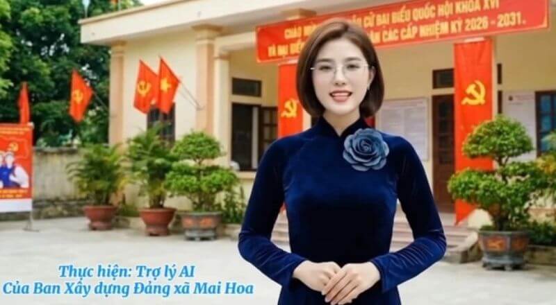 Tại Hà Tĩnh, trợ lý AI được ứng dụng để tạo ra các video giới thiệu chi tiết về quy định bầu cử cũng như thông tin của các ứng cử viên