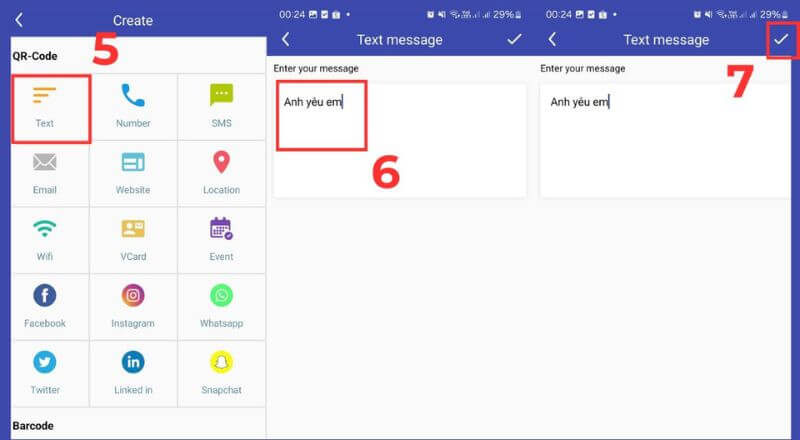 Mã Code cá nhân là gì? Cách lập mã nhanh trong vài bước 22 Tạo mã code bằng ứng dụng trên điện thoại bước 3