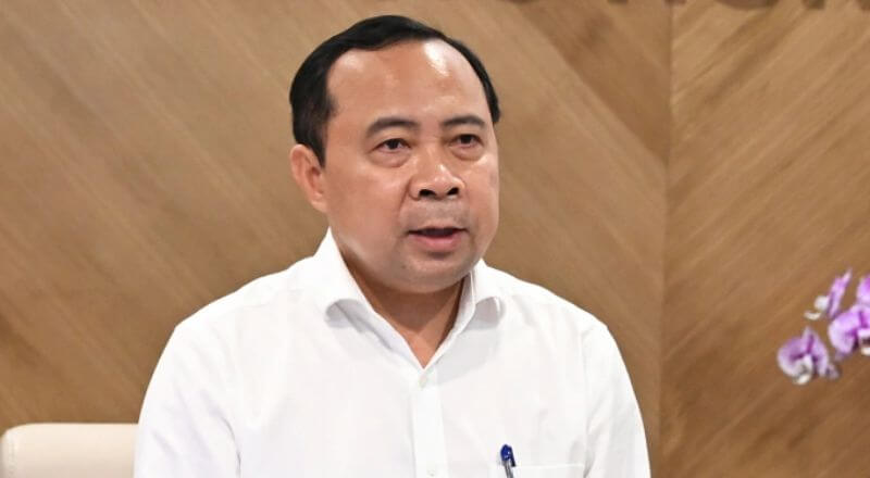 Thứ trưởng Thường trực Viện Khoa học và Công nghệ Vũ Hải Quân trong buổi cuộc