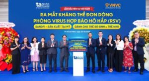 VNVC và Bệnh viện Tâm Anh triển khai tiêm kháng thể đơn dòng phòng RSV cho trẻ.