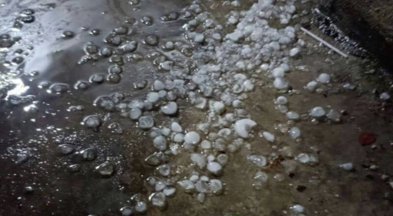 Hình ảnh Mưa đá ở Hà Nội sáng ngày 30/3