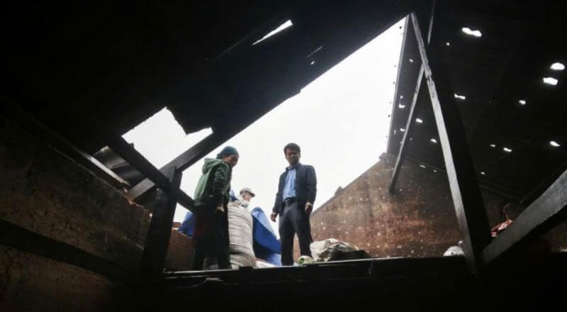 Mưa đá, giông lốc làm thiệt hại tài sản nhà dân tại Tuyên Quang