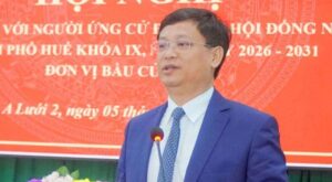 Ông Nguyễn Thanh Bình nhậm chức Bí thư phường Thuận Hóa, TP Huế