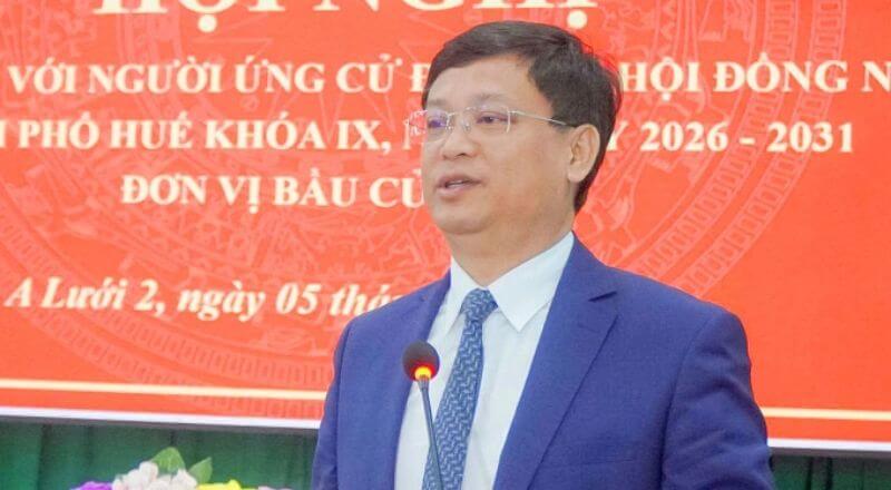 Ông Nguyễn Thanh Bình nhậm chức Bí thư phường Thuận Hóa, TP Huế